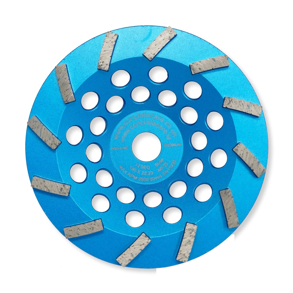12 Segment Turbo Diamond Grinding Cup Disc ∅180mm