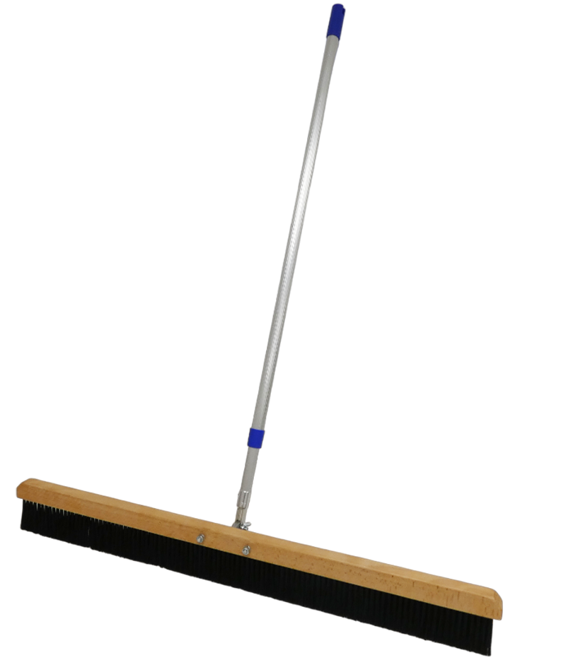 Concrete Finishing Brush With Telescopic Handle 