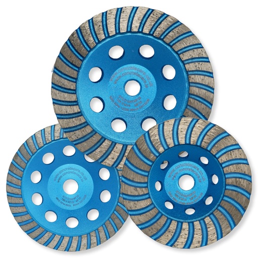 Sintered Turbo Diamond Grinding Cup Disc ∅100-180mm