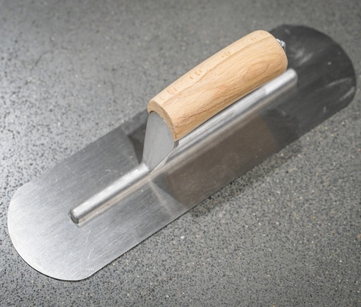 [#8121] High Carbon Steel Plastering Trowel with Wooden Handle 