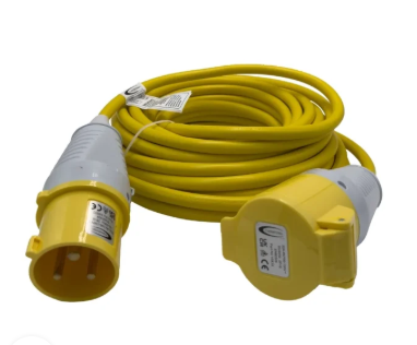 [10839] 110v Extension lead 25m 4mm Cable 32amp